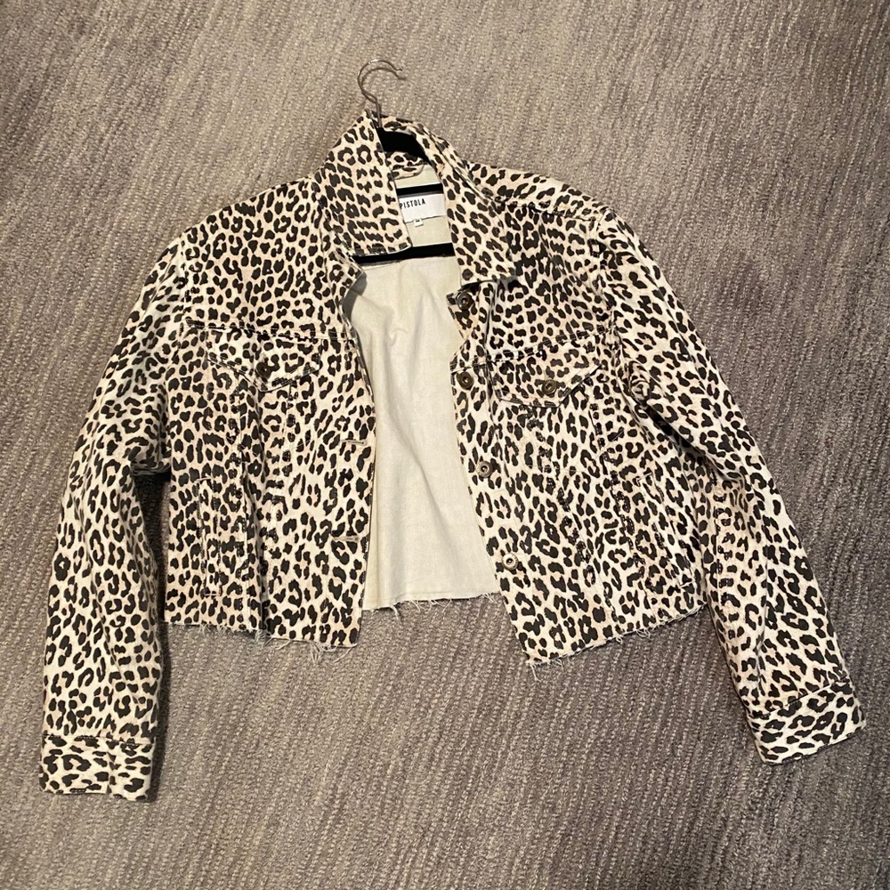 Pistola Cheetah Jean Jacket